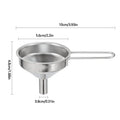 Stainless Steel Mini Funnel – Long Handle Liquid & Powder Pouring Tool