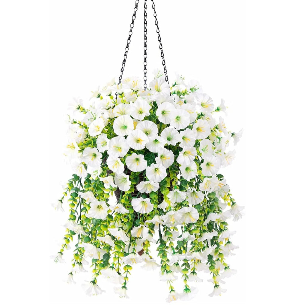 1pcs Artificial Morning Glory Wall Hanging – 75cm