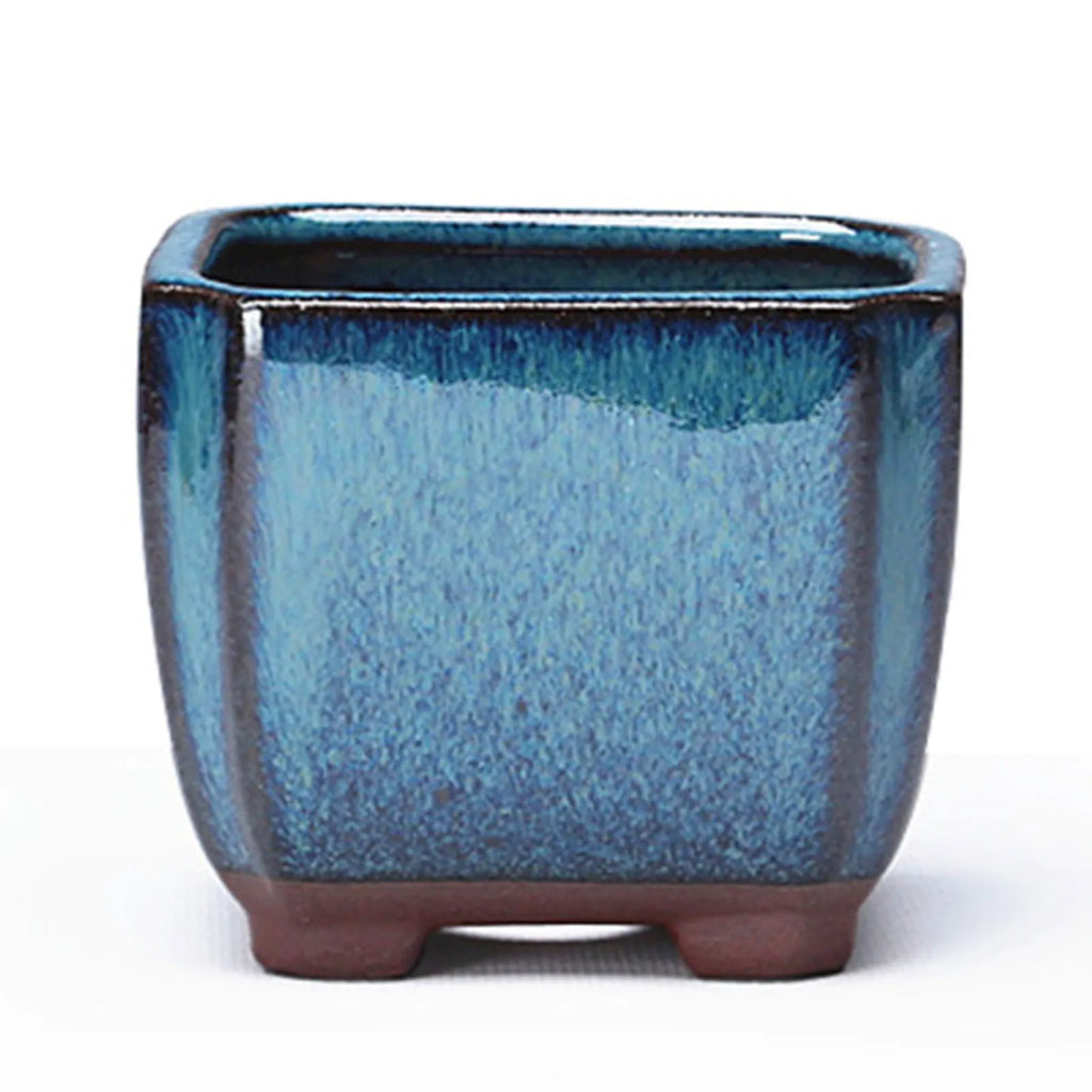 Ceramic Succulent Flower Pot with Vent & Drainage