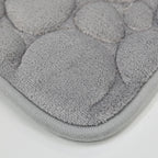 3-Piece Microfiber Bathroom Mat Set Non-Slip Absorbent Floor Rugs Soft and Comfortable
