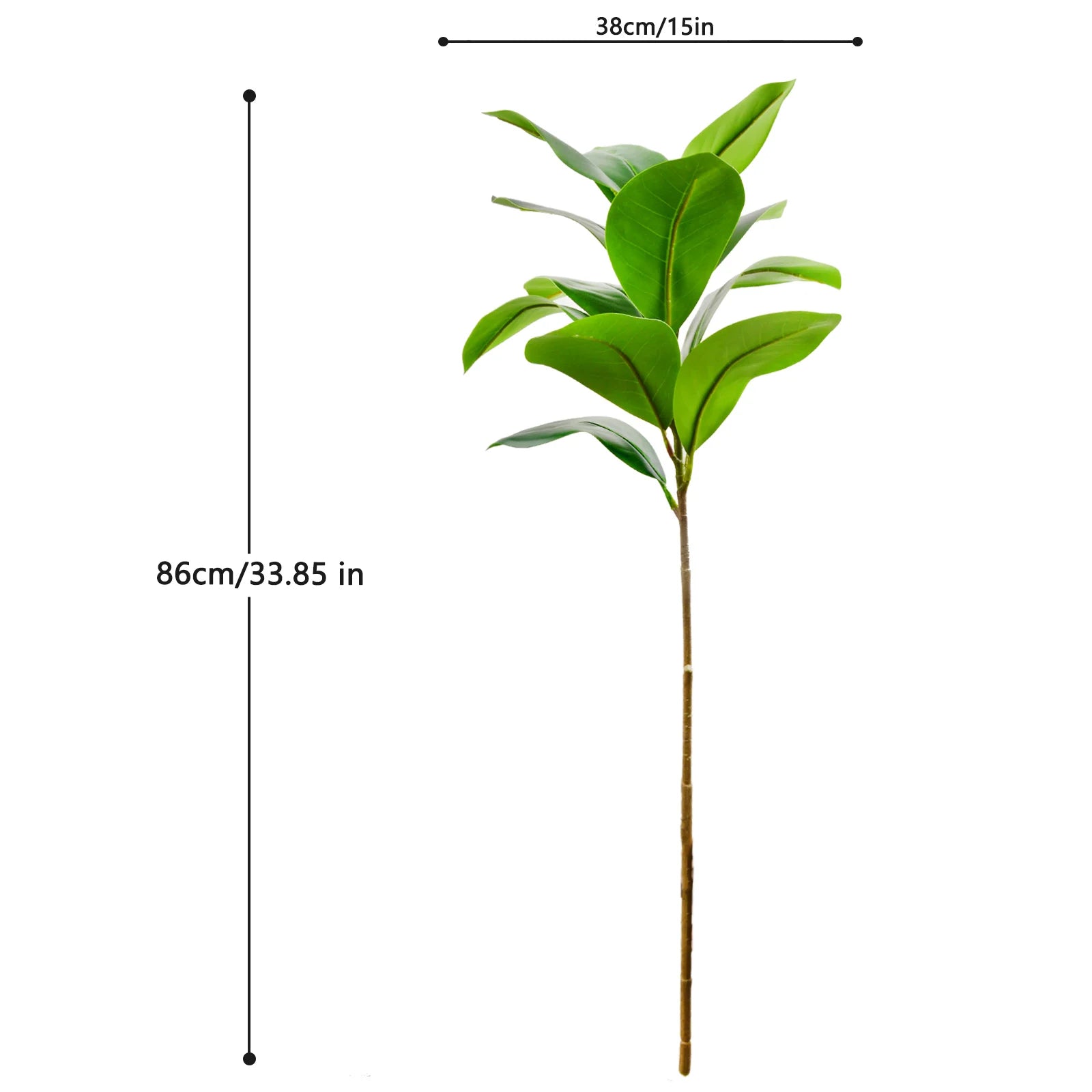 77–135cm Artificial Fiddle Leaf Ficus Fig Tree