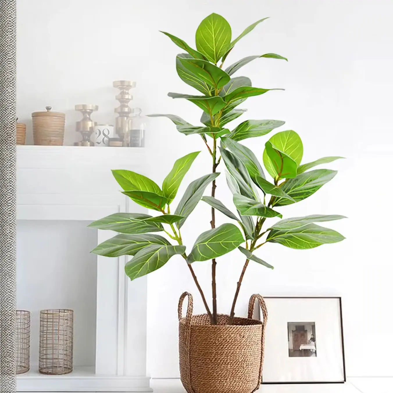 77–135cm Artificial Fiddle Leaf Ficus Fig Tree