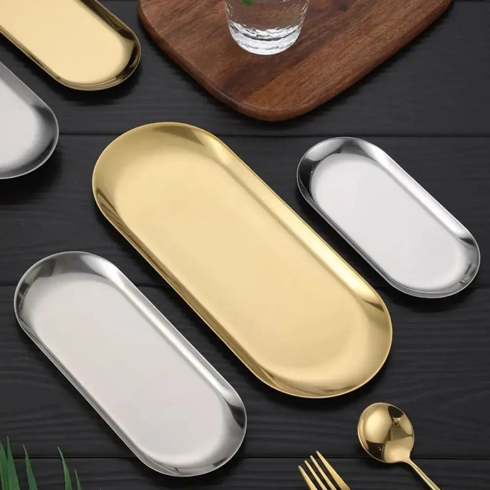 Round Wooden Tray – Durable Natural Wood Serving Plate for Home & Kitchen
