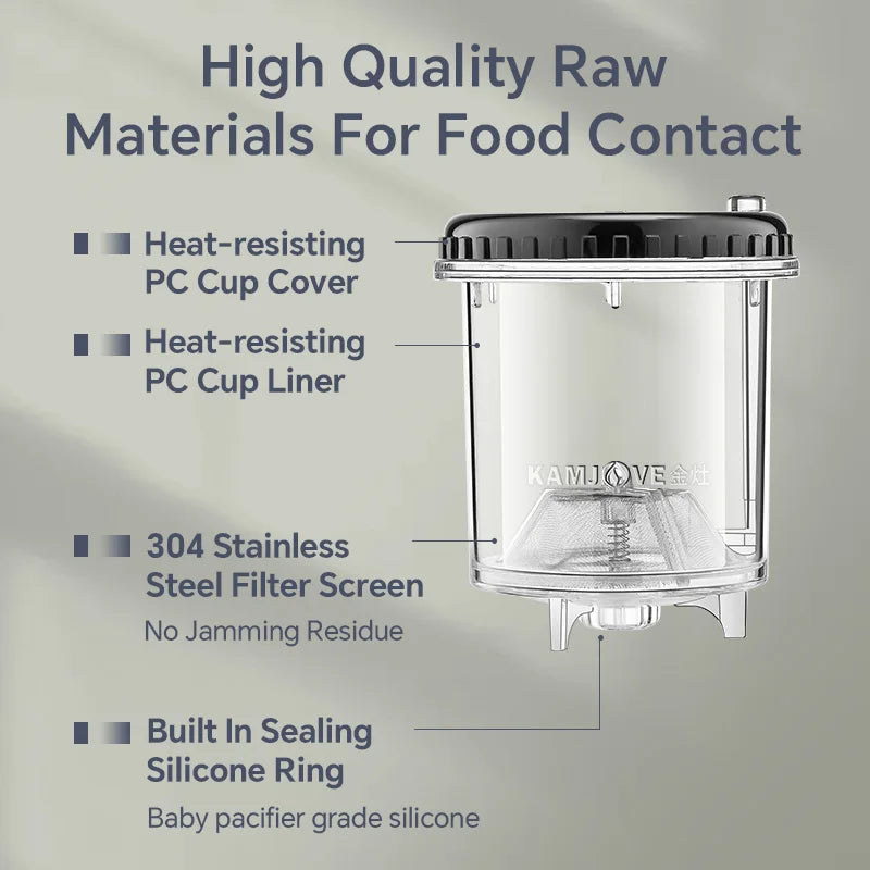 1.0L Transparent Heat-Resistant Glass Pot – Manual Blow Molded