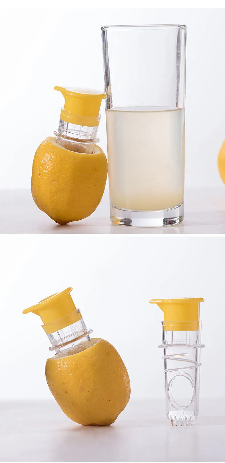Manual Lemon Juicer – Portable PP Hand Press Citrus Squeezer