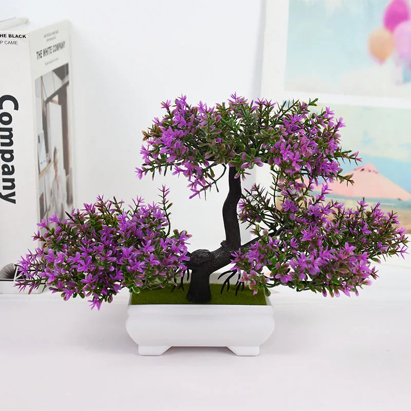 Artificial Bonsai Small Tree – Desktop Potted Decor