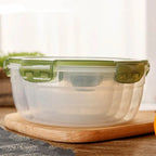Transparent Plastic Refrigerator Storage Box – Multi-Size 200–1800 ml