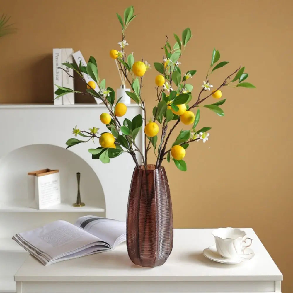 Artificial Lemon Branch European Style Decor