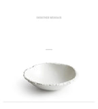 ZIZI FISH Porcelain Soup Bowl – Simple Solid White Design