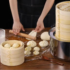Eco-Friendly Bamboo Steamer – Durable & Multi-Purpose Kitchen Tool