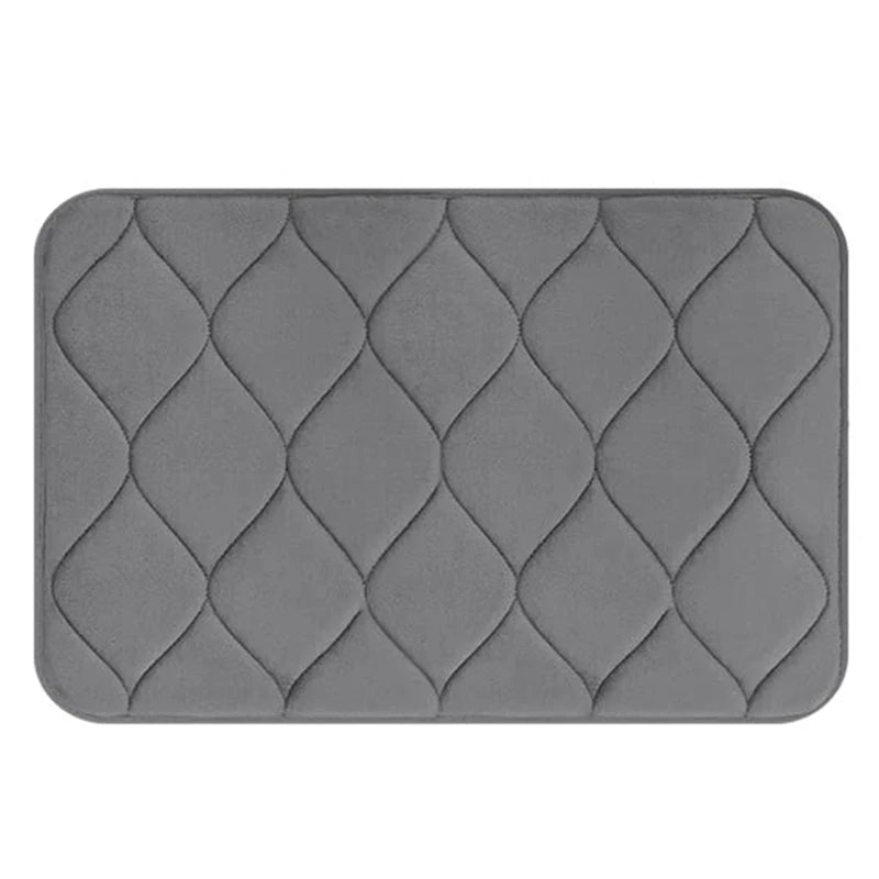 Homaxy Memory Foam Bath Mat – Soft Non-Slip Absorbent Bathroom Rug