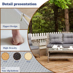 Custom Size Bench Cushion – Removable, Washable Seat Pad for Home Furniture