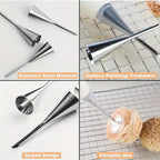 Choux Pastry Piping Nozzle – Stainless Steel Cream Puff & Éclair Tool