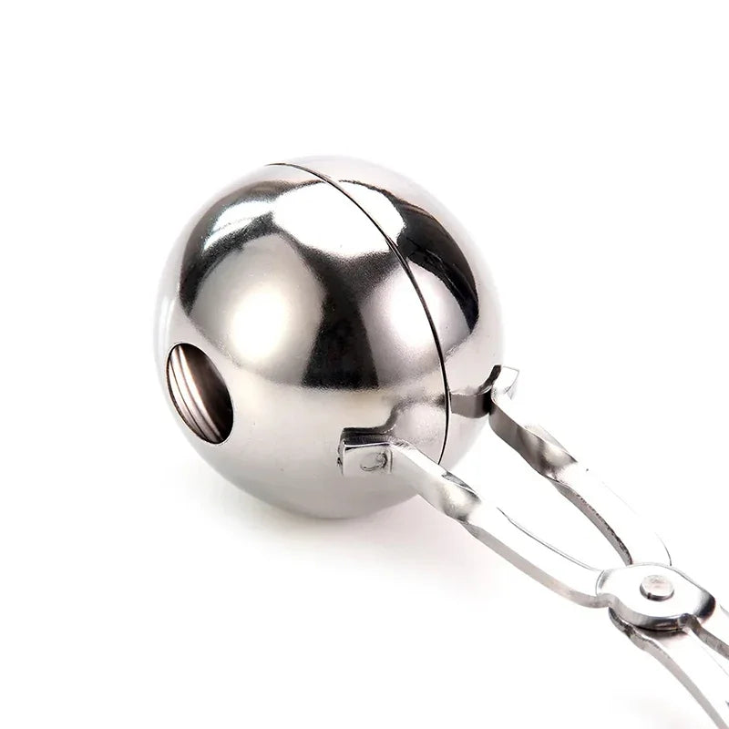 Stainless Steel Meat Baller Tongs – Ergonomic Meatball Maker for Kitchen, BBQ, and Baking