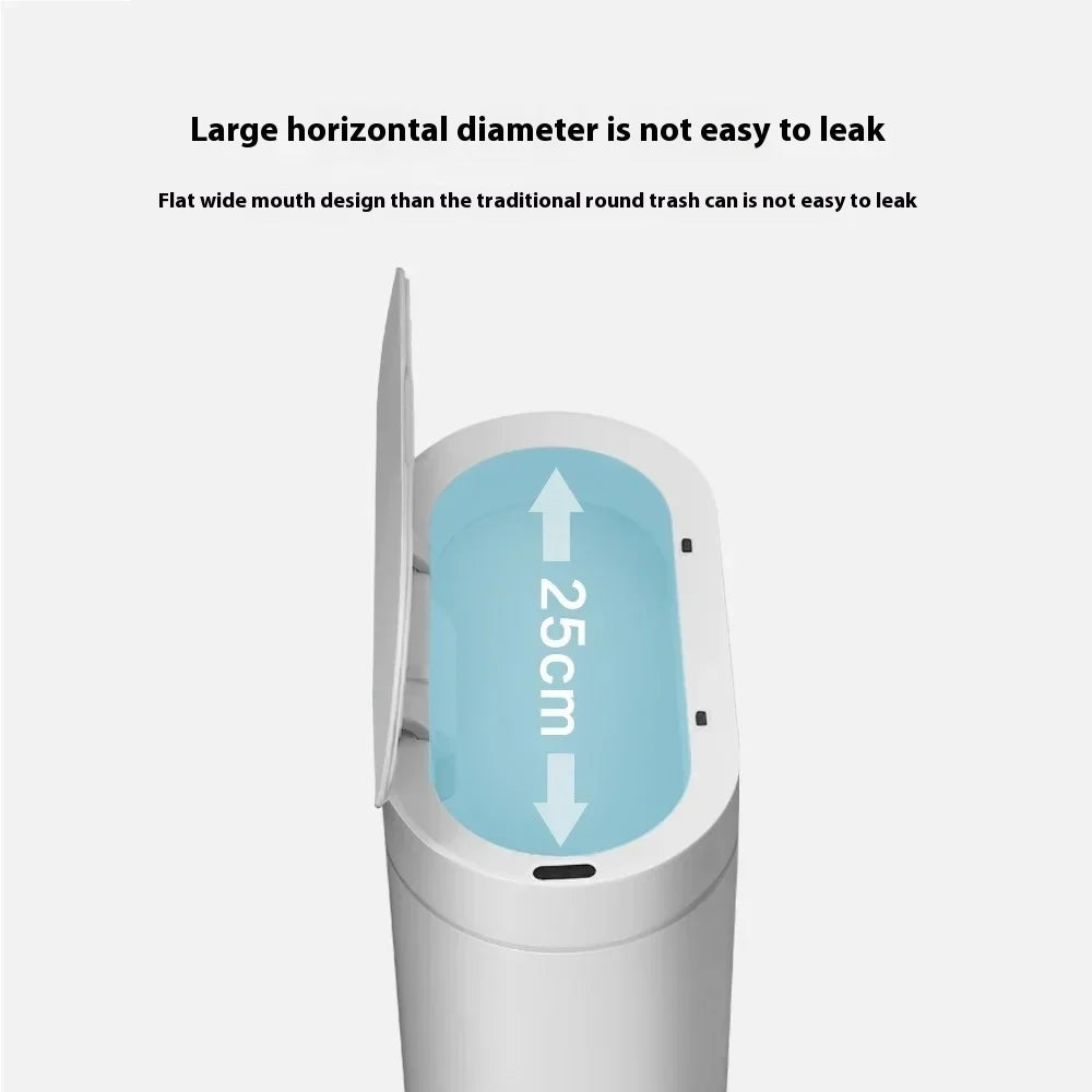 7L Touchless Automatic Bathroom Trash Can with Lid, Motion Sensor Garbage Bin