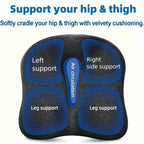 Memory Foam Seat Cushion with Massage & Removable Cover – Anti-Slip