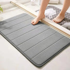 Memory Cotton Bathroom Mat 50x80cm Anti-Slip Absorbent Quick-Dry Soft Toilet Rug