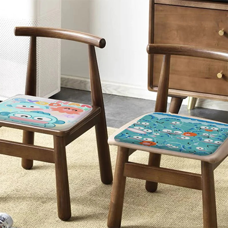 Cute Anime Printed Seat Cushion Soft Flannel Sponge for Home & Office