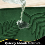 Fashion Soft Microfiber Bath Rug – Non-Slip Quick Dry Absorbent Bathroom Mat