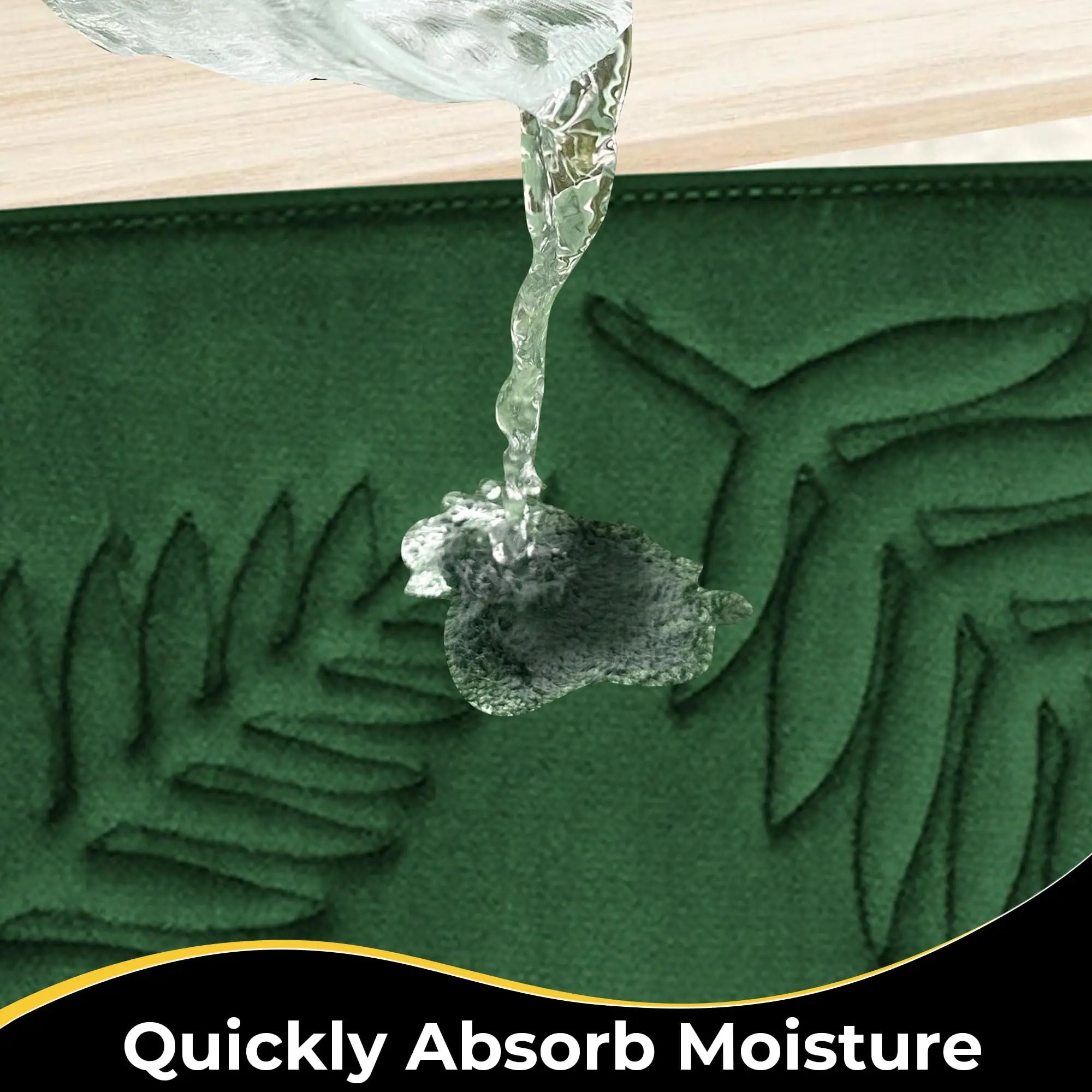 Fashion Soft Microfiber Bath Rug – Non-Slip Quick Dry Absorbent Bathroom Mat