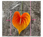 3D Printing Anthurium Artificial Flower – Wedding & Home Decor, 33cm Faux Palm