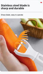 MOONBIFFY Vegetable Cutter & Cabbage Slicer – Multi-Function Fruit & Vegetable Grater