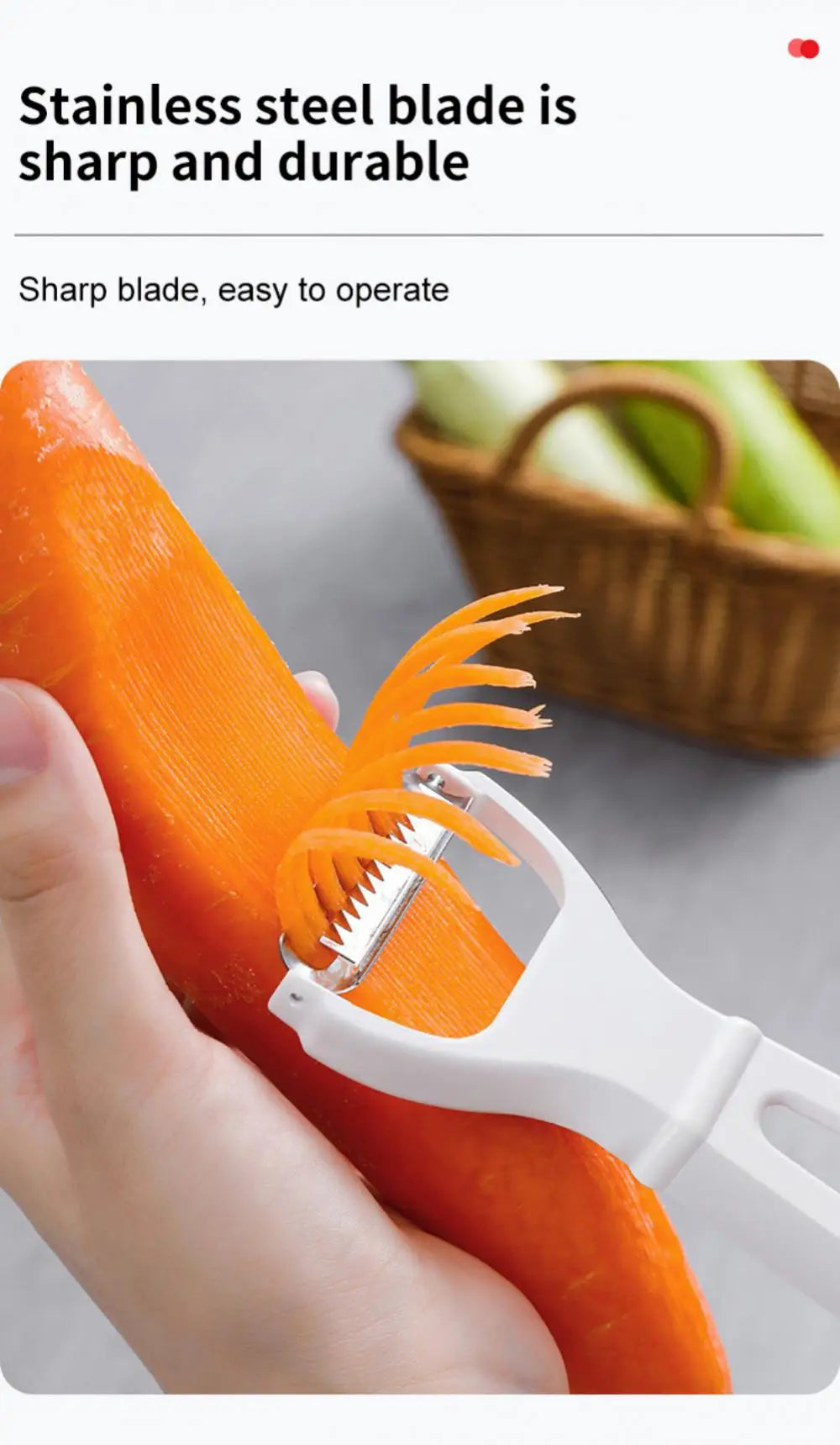 MOONBIFFY Vegetable Cutter & Cabbage Slicer – Multi-Function Fruit & Vegetable Grater
