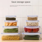 Transparent Plastic Refrigerator Storage Box – Multi-Size Options