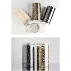 Modern Transparent Food Storage Bottle – Airtight PET/PE Kitchen Storage Jar