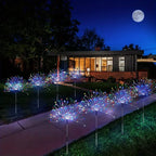 Solar LED Garden Lights Copper Wire DIY Holiday Waterproof Outdoor Decor