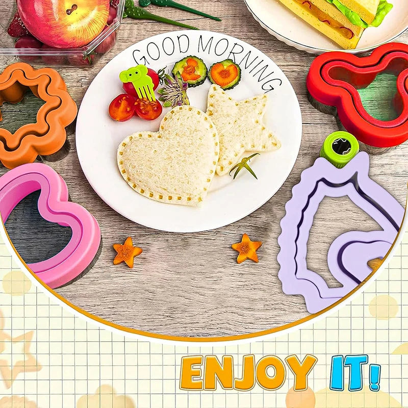 Stainless Steel Sandwich Cutter – Fun Animal Shapes, Food-Grade