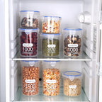 Airtight Grain Storage Container – Durable Plastic Food Organizer
