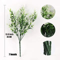 5-Branch Artificial Lavender – Plastic Faux Flowers for Home & Outdoor Decor