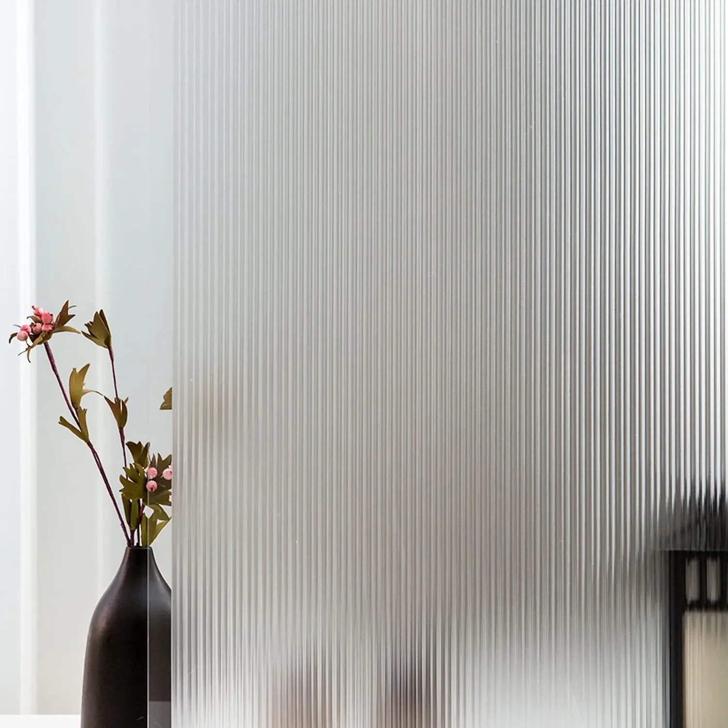3D Matte Privacy Window Film Frosted Static Cling Glass Cover