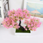 Artificial Bonsai Small Tree – Desktop Potted Decor