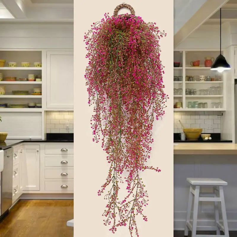 Livingandhome Artificial Hanging Vine Plant – 82cm