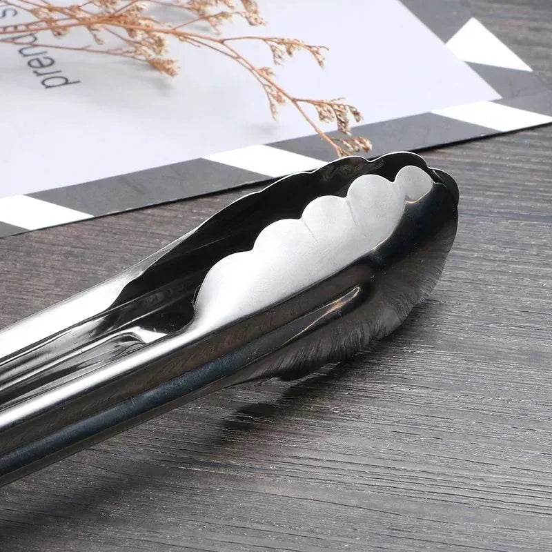 Eco-Friendly Stainless Steel Kitchen Tongs – Food Clip & BBQ Tool