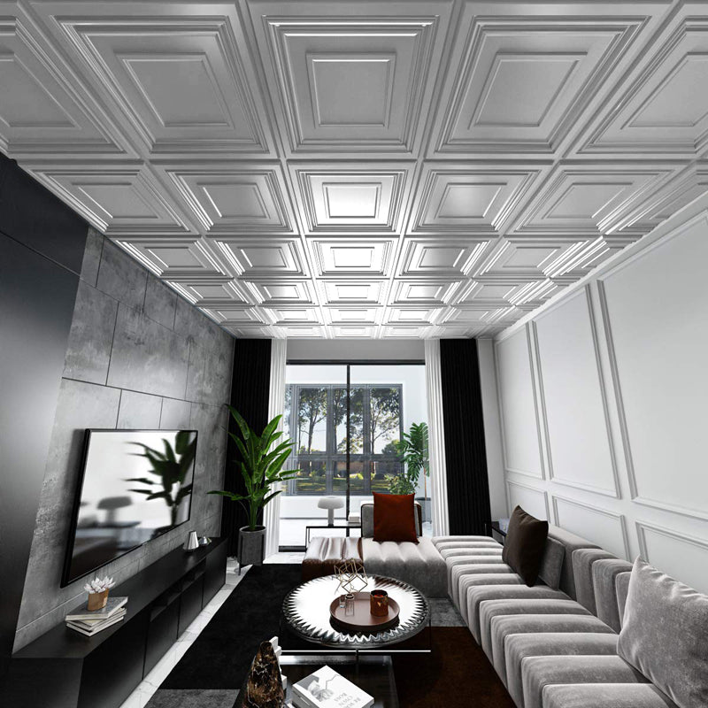 3D PVC Geometric Wall Panel Waterproof Fire-Resistant 30x30cm