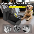 Bathroom Trash Can 10L – Small Plastic Garbage Bin with Press Lid for Toilet, Bedroom & Living Room