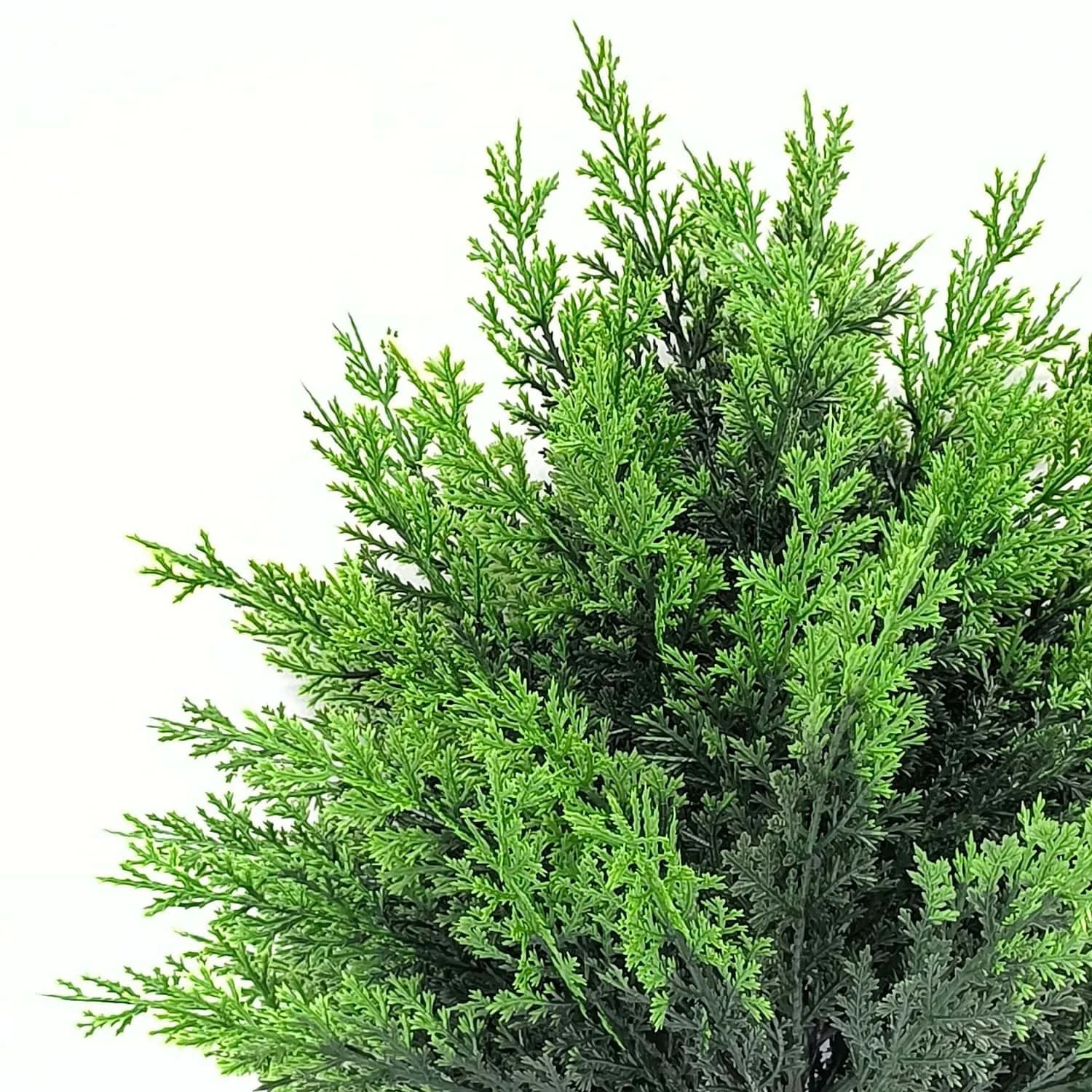 2pcs Outdoor Artificial Spherical Pine Trees with Stakes