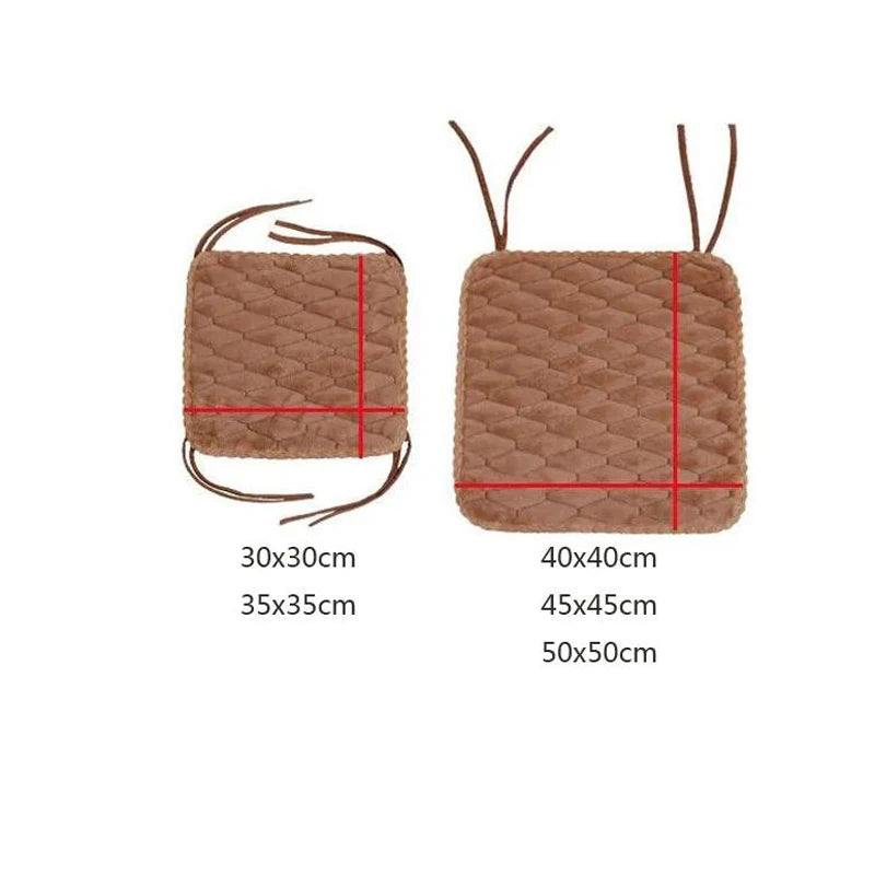 Home Dining Chair Cushion – Anti-Slip Square Seat Pillow for Adults
