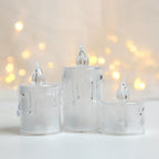 LED Electronic Flameless Candle – Warm Light Battery Operated