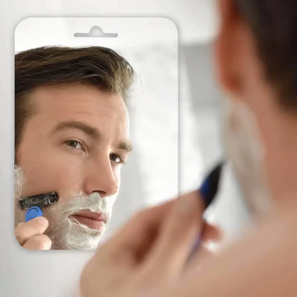 Fogless Acrylic Mirror for Shower, Travel, and Bathroom Grooming Tools