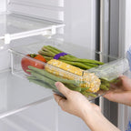 Refrigerator Drawer Storage Box – Transparent Food Organizer