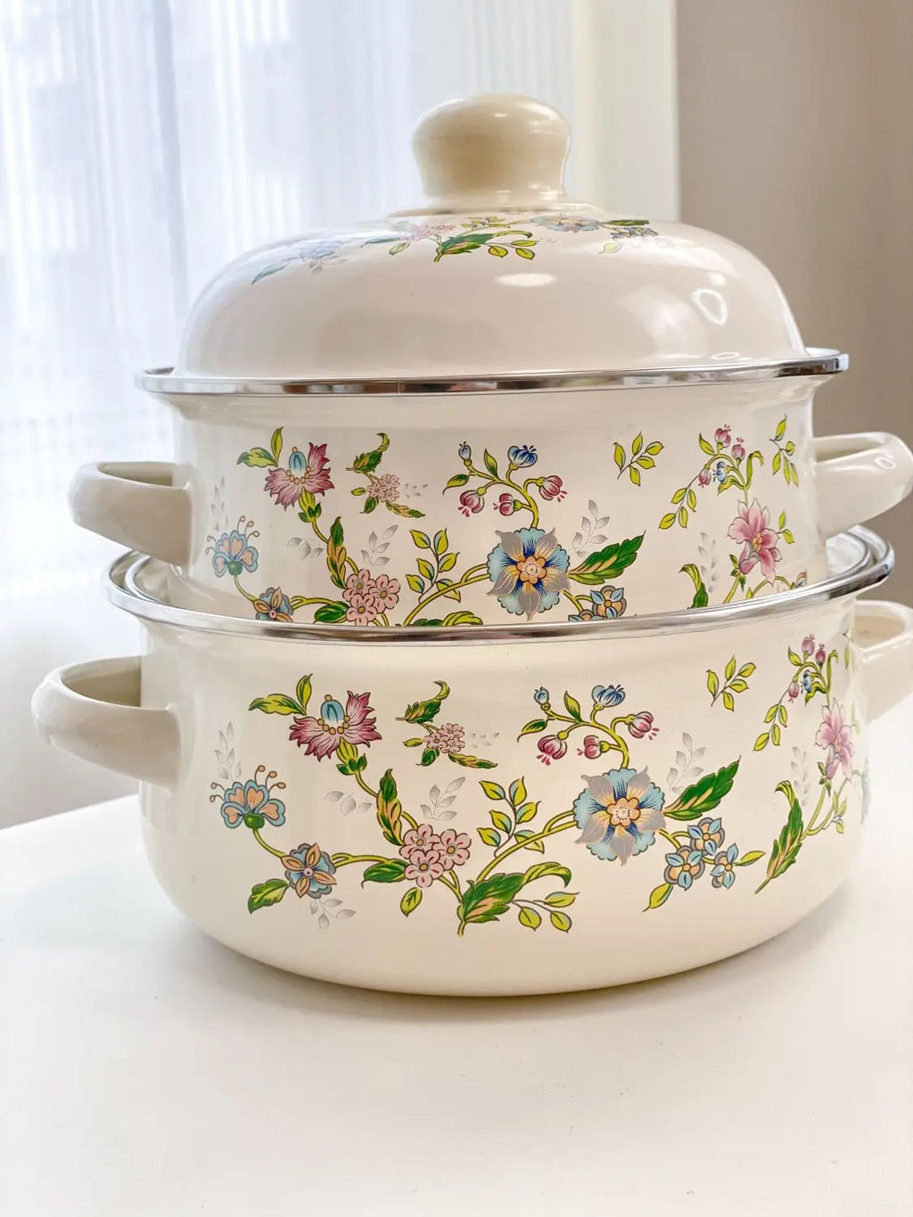 Eco-Friendly Porcelain Enameled Soup Pot – Durable & Multi-Purpose