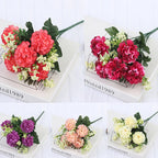 Artificial Silk Flower Bouquet – 28cm Hydrangea