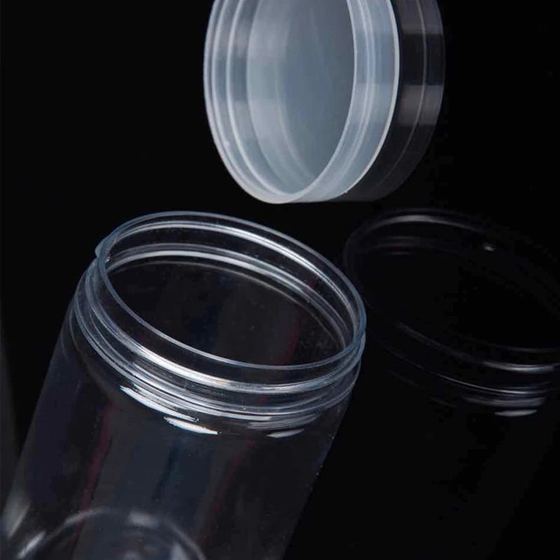 Modern Transparent Food Storage Bottle – Airtight PET/PE Kitchen Storage Jar