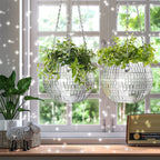 Disco Ball Self-Watering Hanging Planter Pot