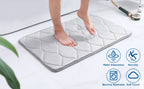Homaxy Memory Foam Bath Mat – Soft Non-Slip Absorbent Bathroom Rug