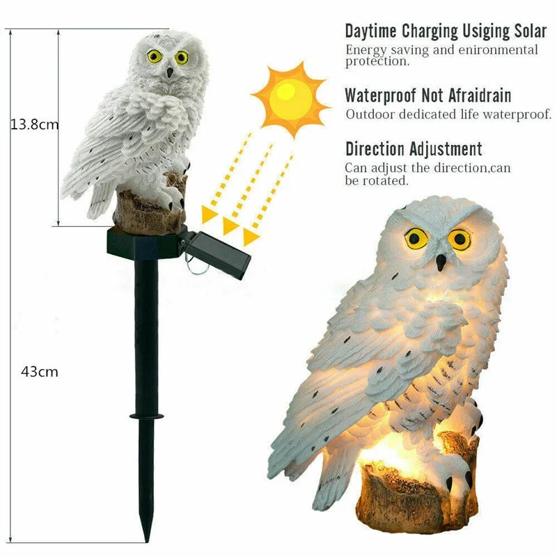 Solar LED Lawn Light 5m IP55 Waterproof Warm White Outdoor Decor